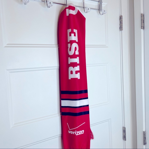 Rise Up Atlanta Falcons Scarf with tassels by VW - Picture 5 of 9